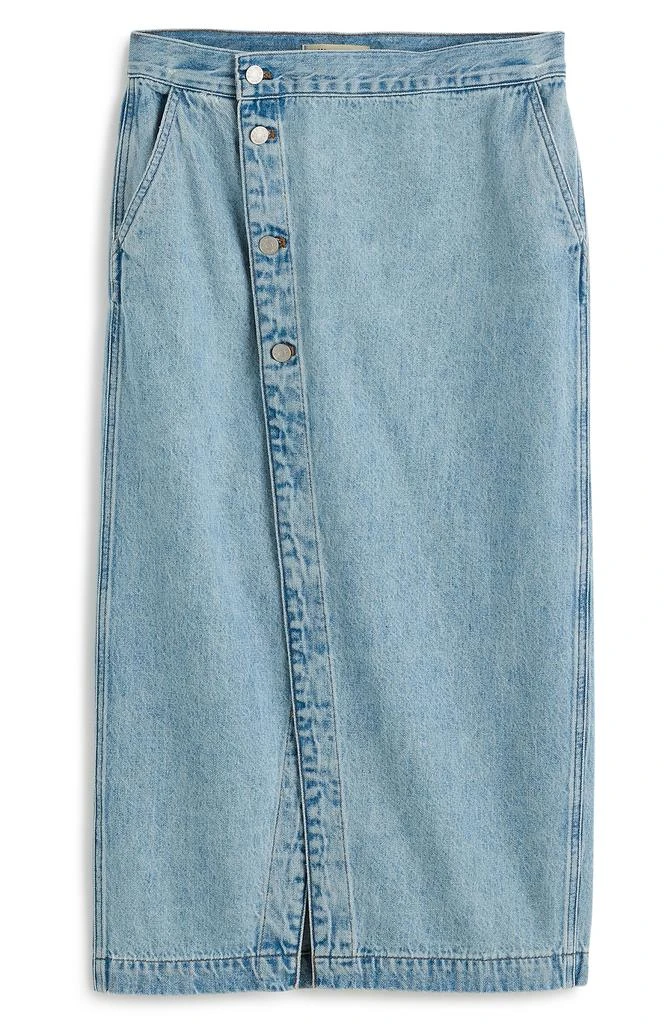 Madewell Wrap Denim Midi Skirt 1