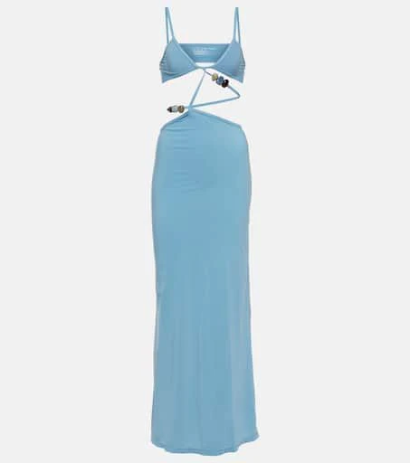 bcbg wildflowers maxi dress Wildflower Dreams Maxi Dress (Grey Stripe) – Wild Summer Boutique