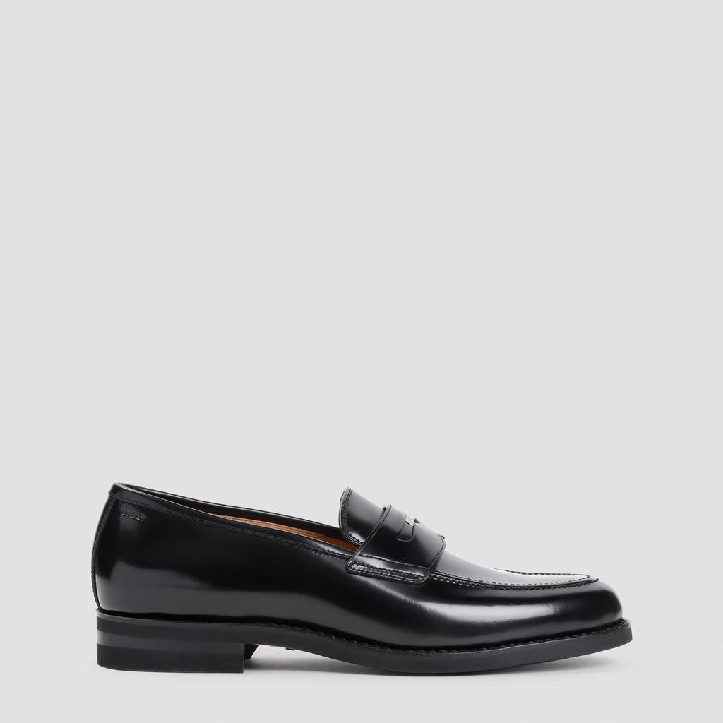 Bally Black Calf Leather Sweeny Loafer 1