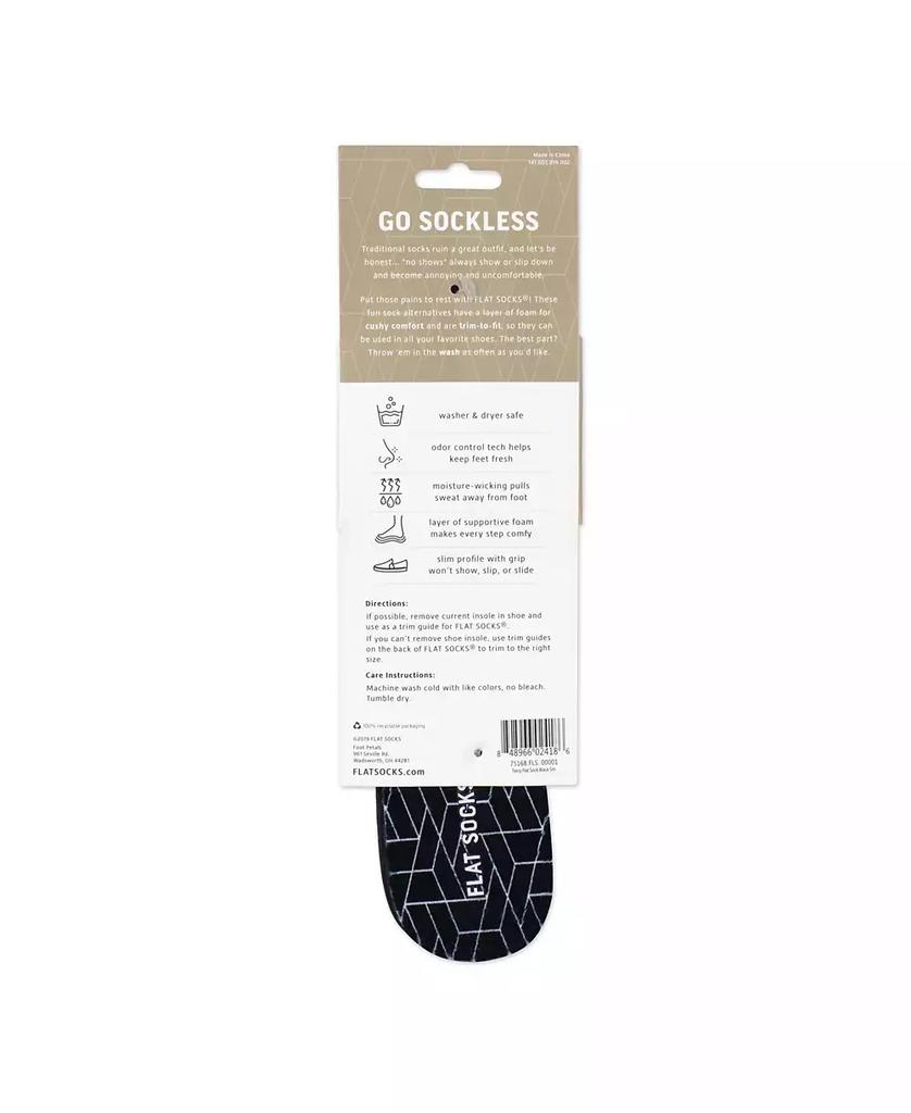 Foot Petals Women's Black, Leopard, Snow Leopard, Flat Socks