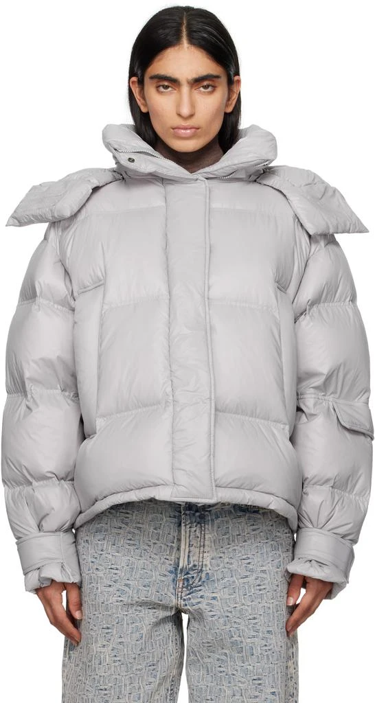 HOLZWEILER Gray Steilia Short Down Jacket 1