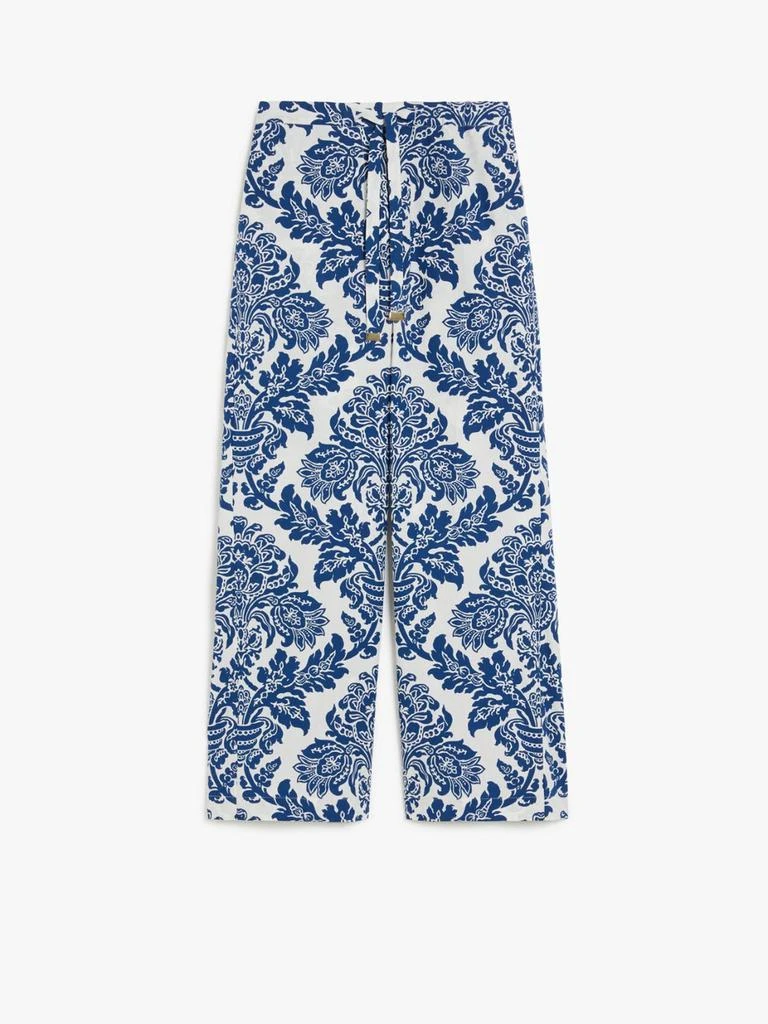 Max Mara Printed poplin trousers 4