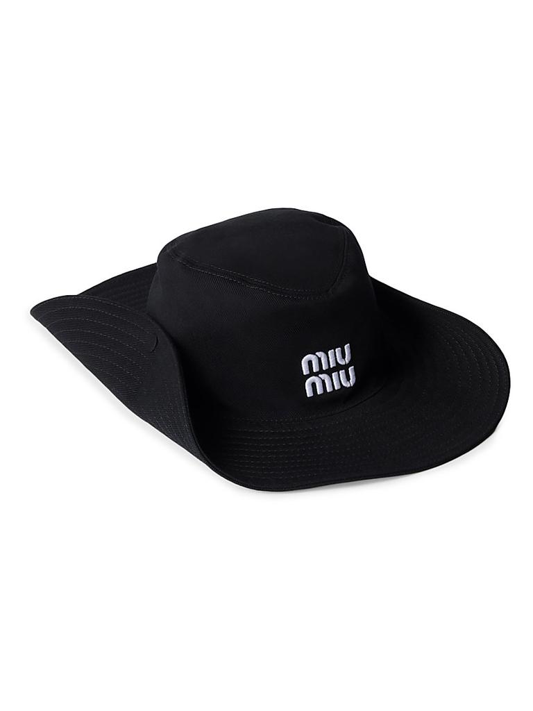 Miu Miu Denim Cowboy Hat - Hats - Free Shipping - BeyondStyle