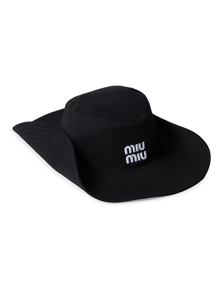 Miu Miu Denim Cowboy Hat - Hats - Free Shipping - BeyondStyle display picture 1