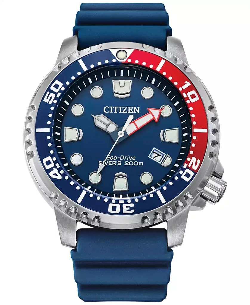 Citizen Eco-Drive Men
s Promaster Dive Blue Strap Watch, 44mm 1