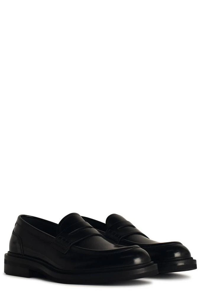 Dolce & Gabbana Dolce & Gabbana Logo Plaque Round Toe Loafers 3