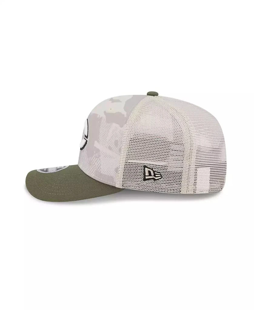 New Era Men's Light Beige/Olive Cincinnati Reds 2025 Armed Forces Day 9SEVENTY Adjustable Hat 4