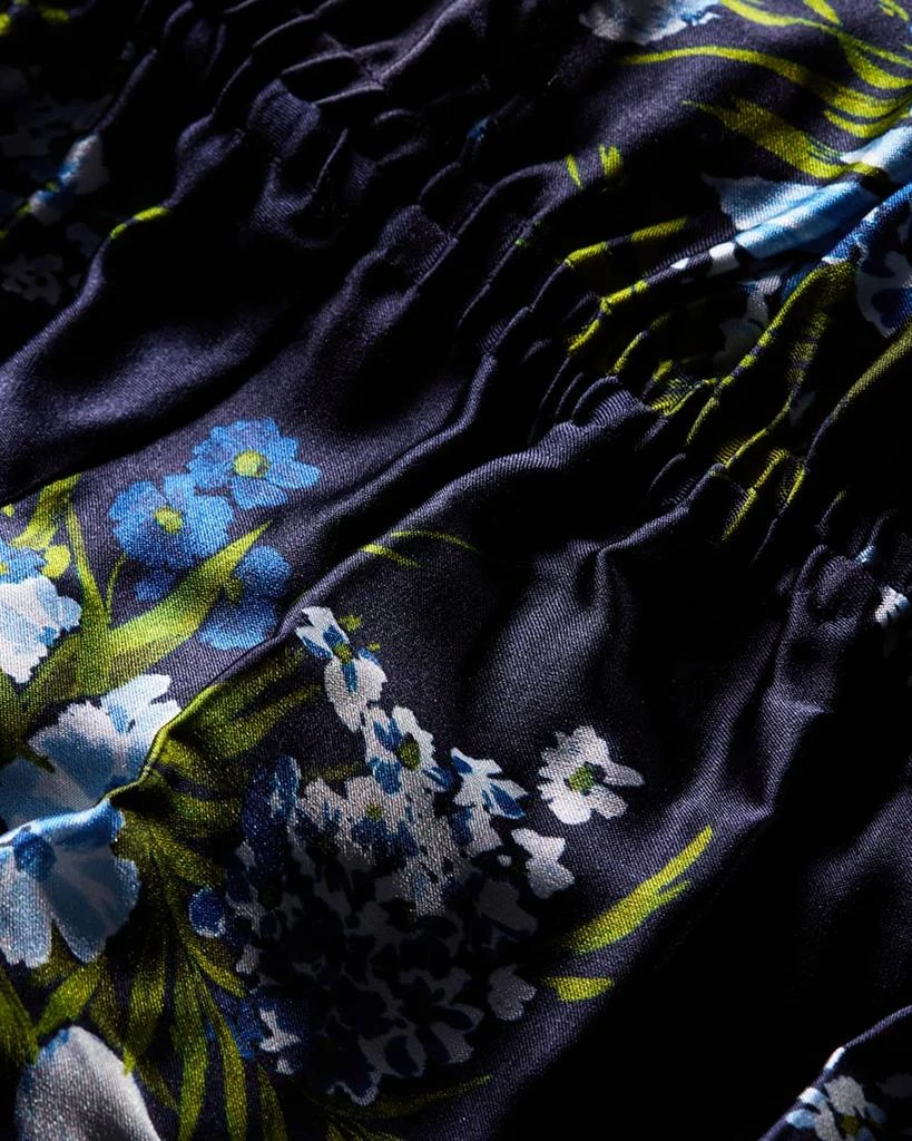 VERONICA BEARD Jackson Floral Stretch-Silk Mini Dress 5