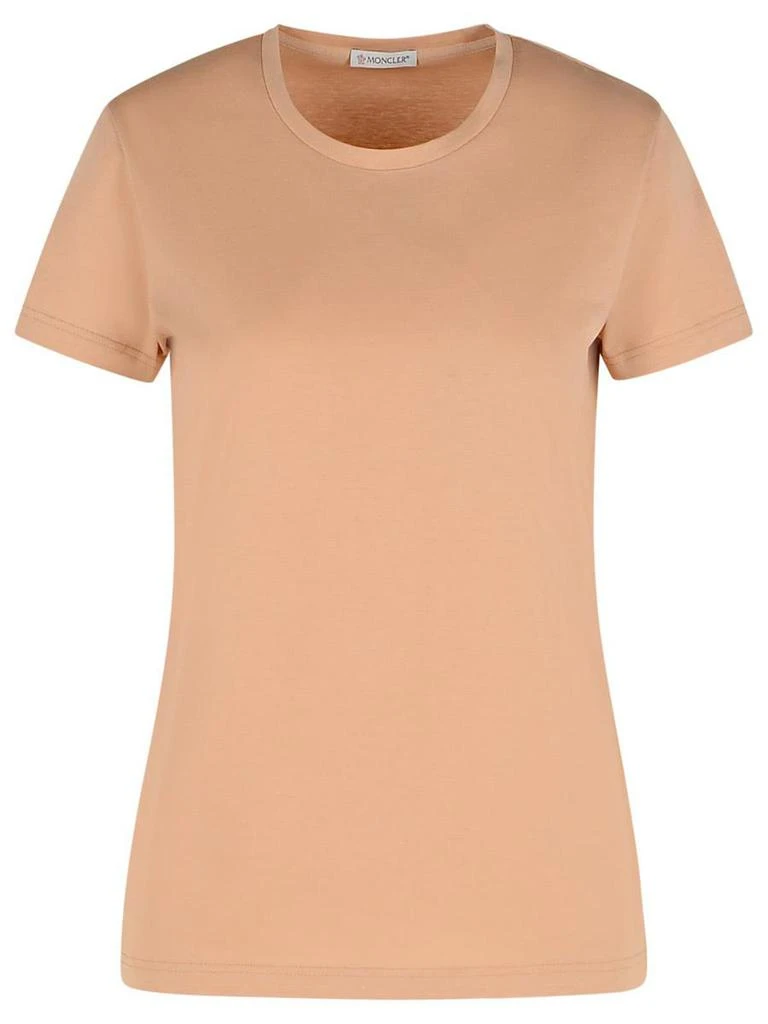 Moncler Moncler Pink Cotton T-Shirt 1