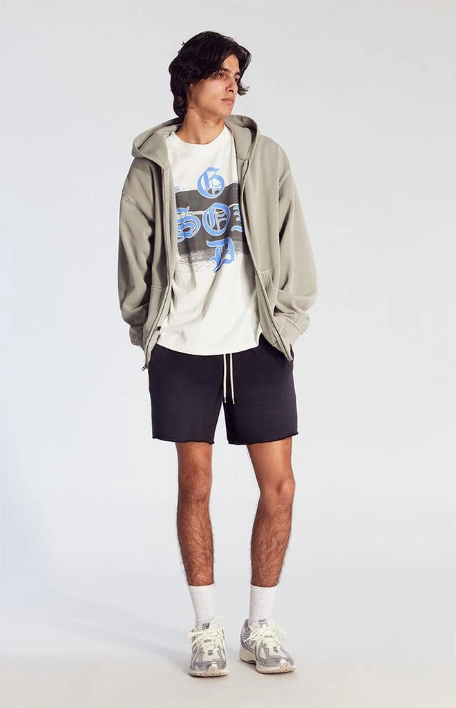 PacSun Black Mesh Basketball Shorts 5