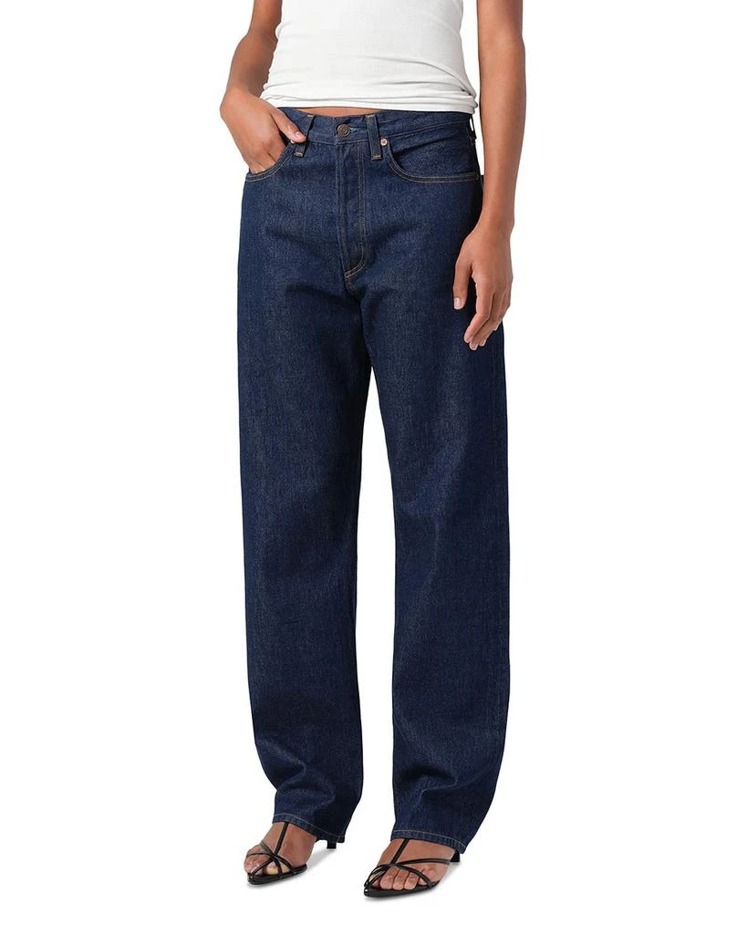 AGOLDE Kelly High Rise Straight Leg Jeans in Rinse 1