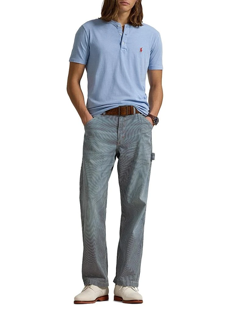 Ralph Lauren Slub Jersey Short-Sleeve Henley Shirt 2