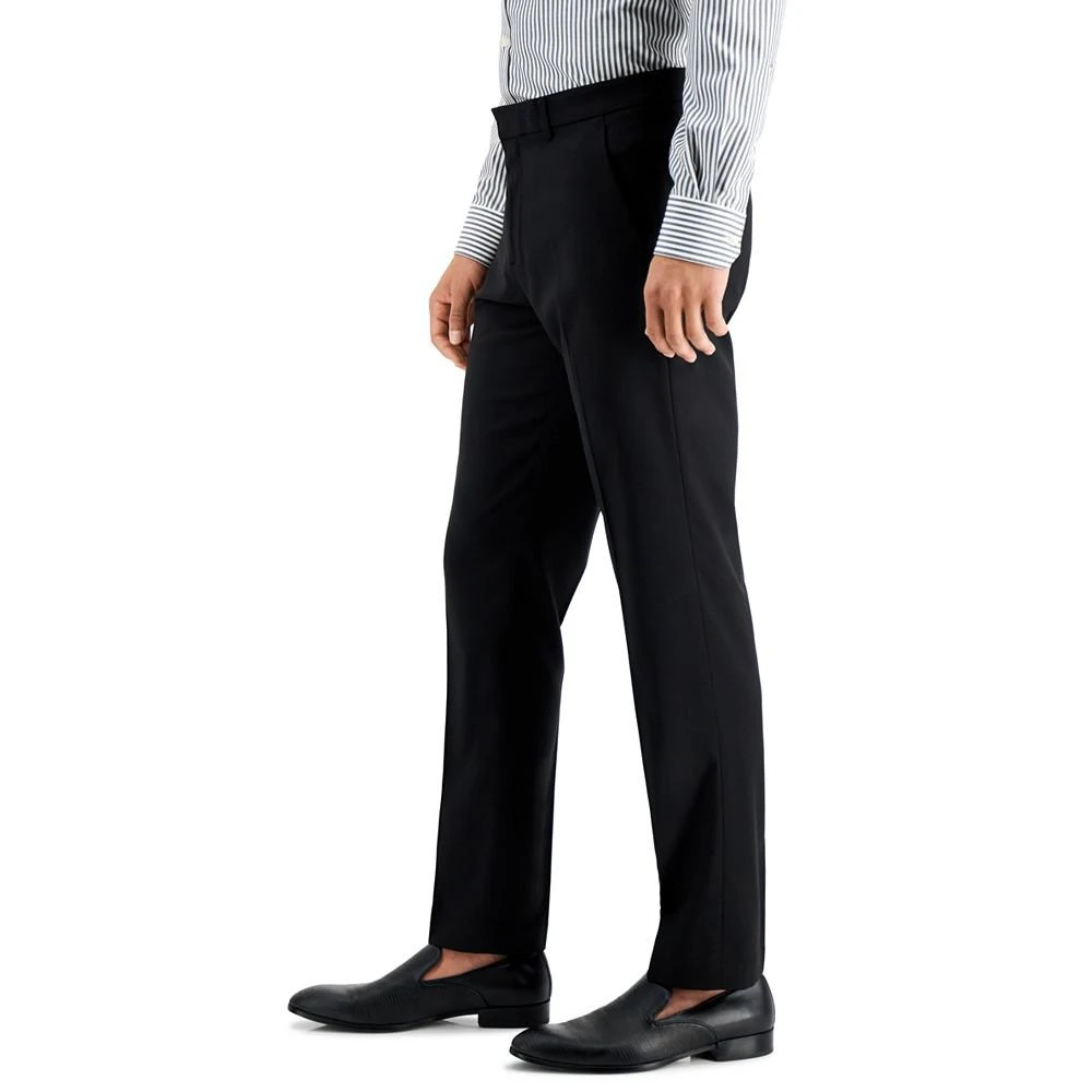 Perry Ellis Portfolio Men's Slim-Fit Non-Iron Performance Stretch Heathered Dress Pants 3