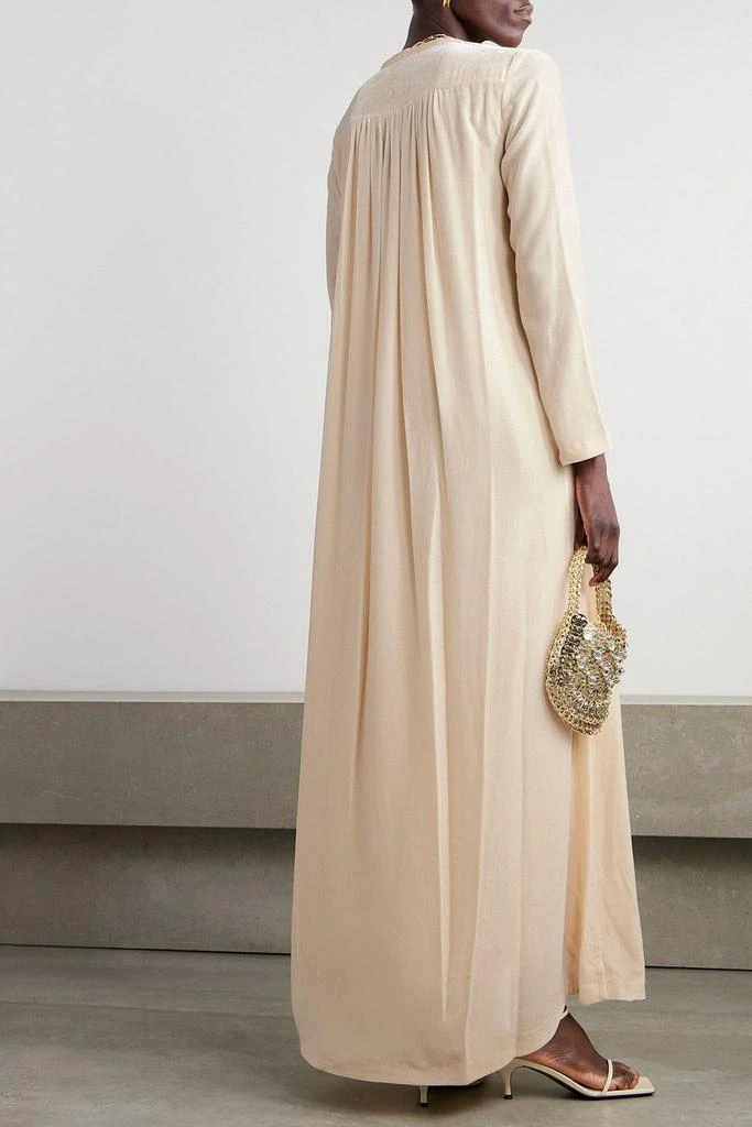 Zimmermann Lyrical bead-embellished velvet maxi dress 3