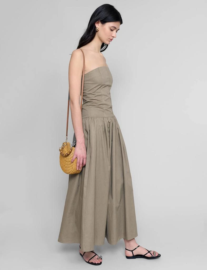 Pixie Market Khaki Strapless Dress-BESTSELLER 4