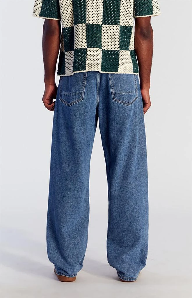 PacSun Medium Indigo Wash Baggy Jeans 4