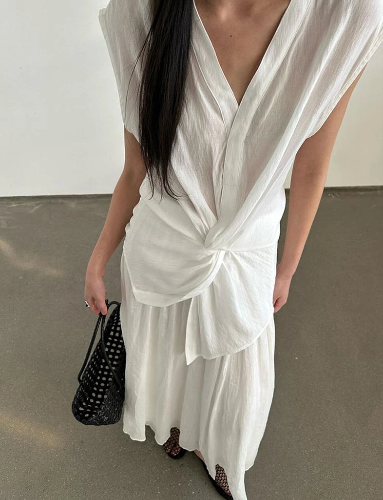 Pixie Market White Twist Front Top-PREORDER 1