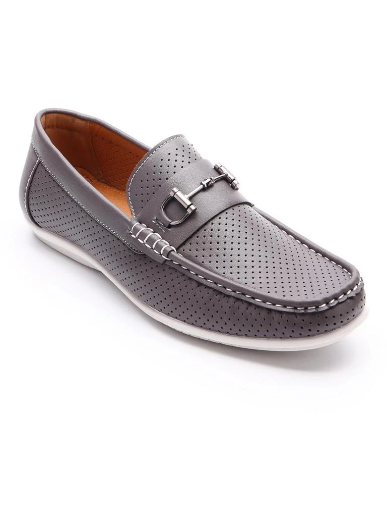 Aston Marc Mens Faux Leather Slip-On Loafers 4