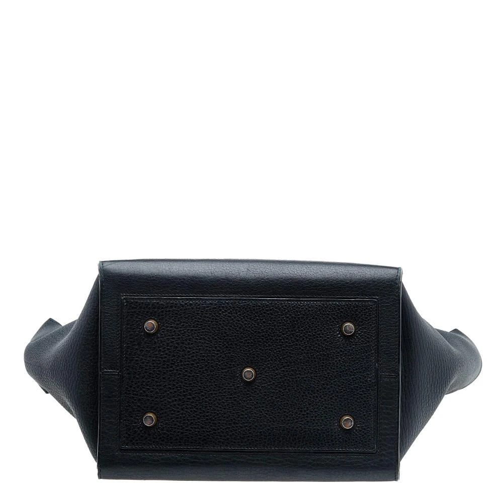 Celine Celine Black Leather Small Tie Tote 6