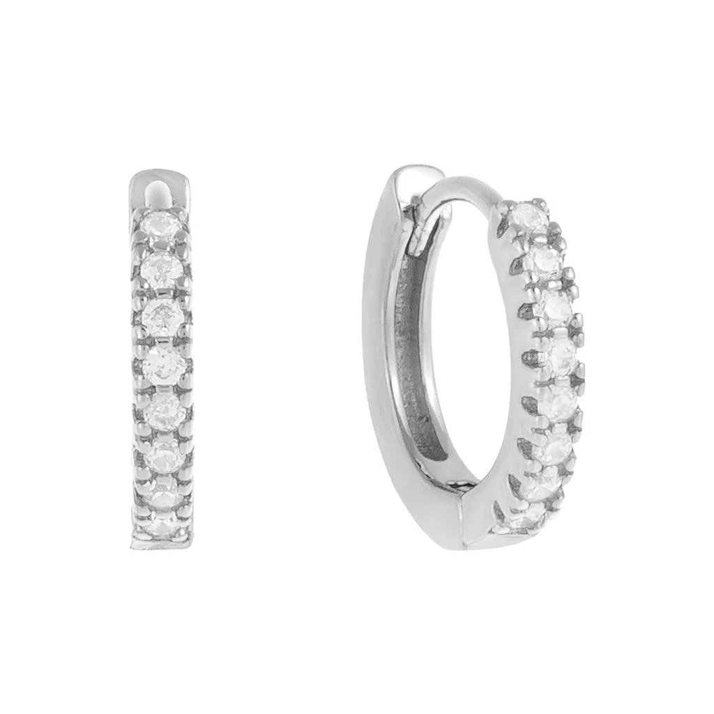 Adina Eden CZ Mini Huggie Earring 2