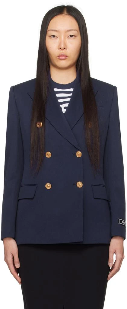 Versace Navy Informal Blazer 1