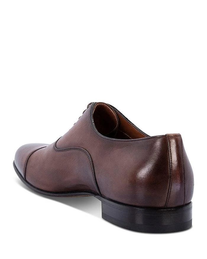 Santoni Men's Darian Cap Toe Dress Shoes 6