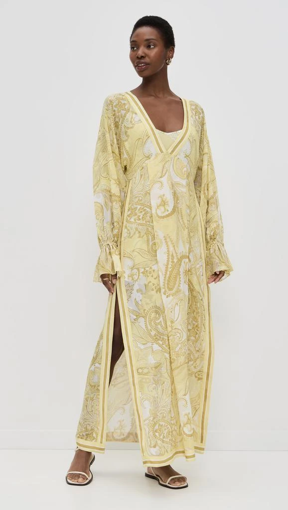 Hemant and Nandita Kaftan with Printed Slip Dress 1