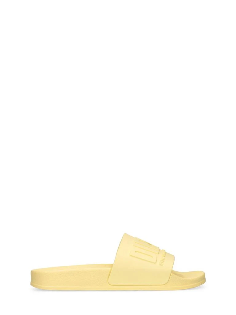 Diesel Logo Rubber Slide Sandals 1