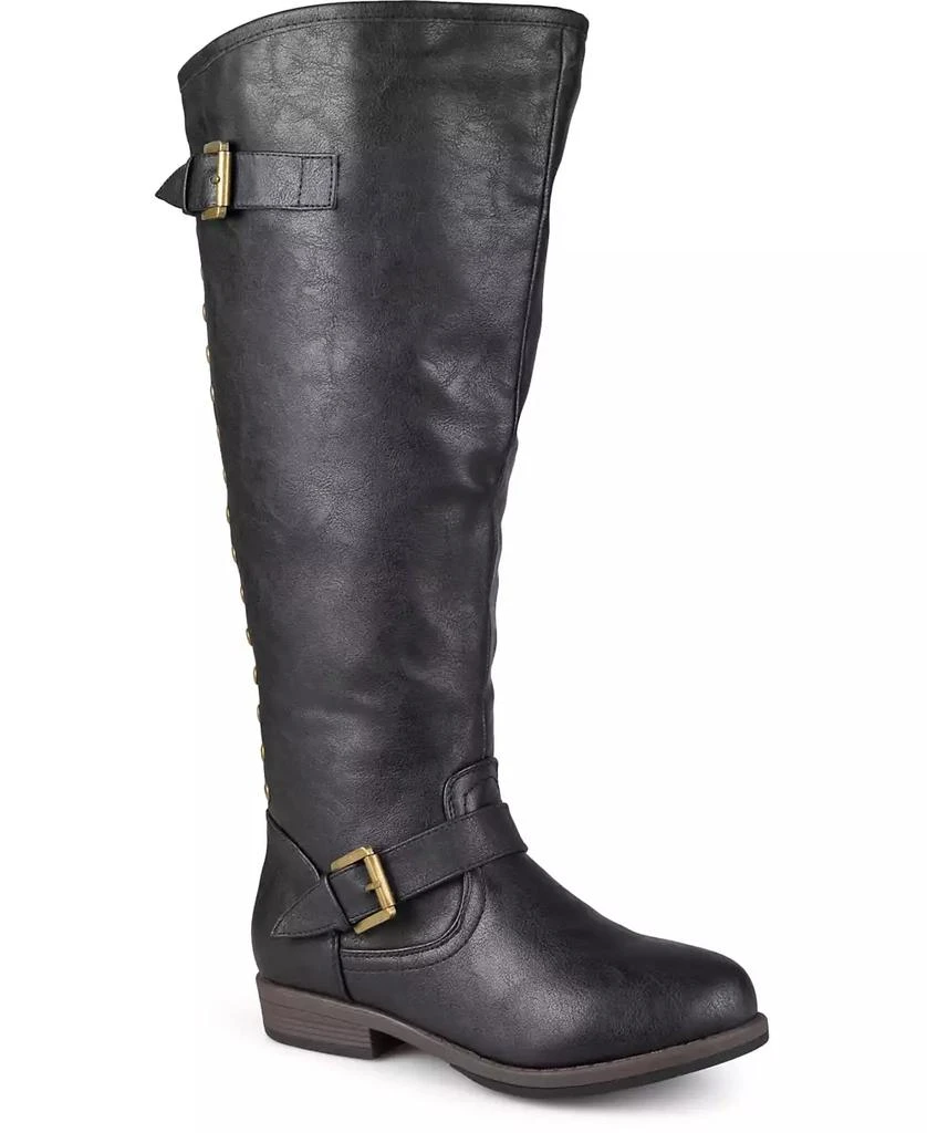 Journee Collection Women
s Spokane Wide Calf Knee High Riding Boots 1