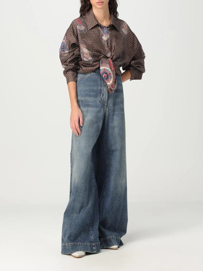 ETRO Etro jeans in denim with Pegasus embroidery 2