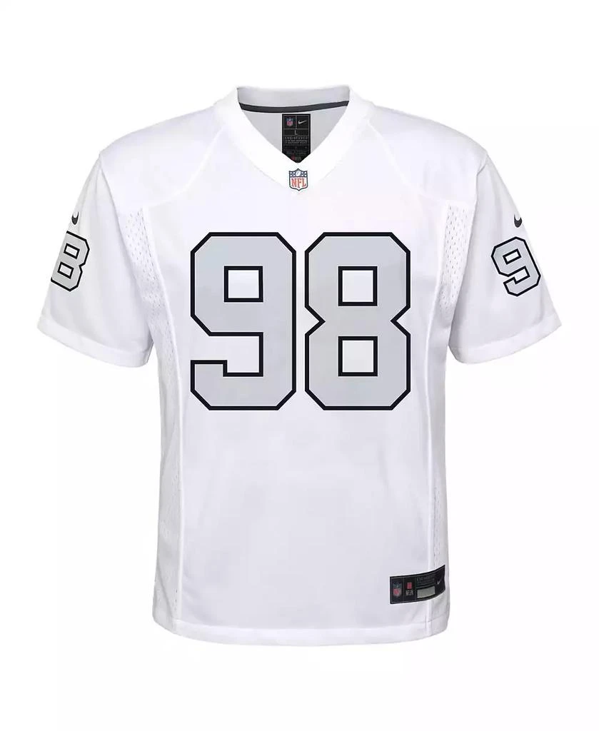 NIKE Big Boys Maxx Crosby Las Vegas Raiders Alternate Game Jersey 4