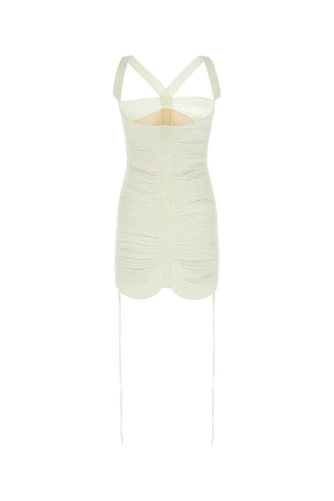 ANDREA ADAMO Andrea Adamo Floating Ribs Lace Detailed Minidress 2