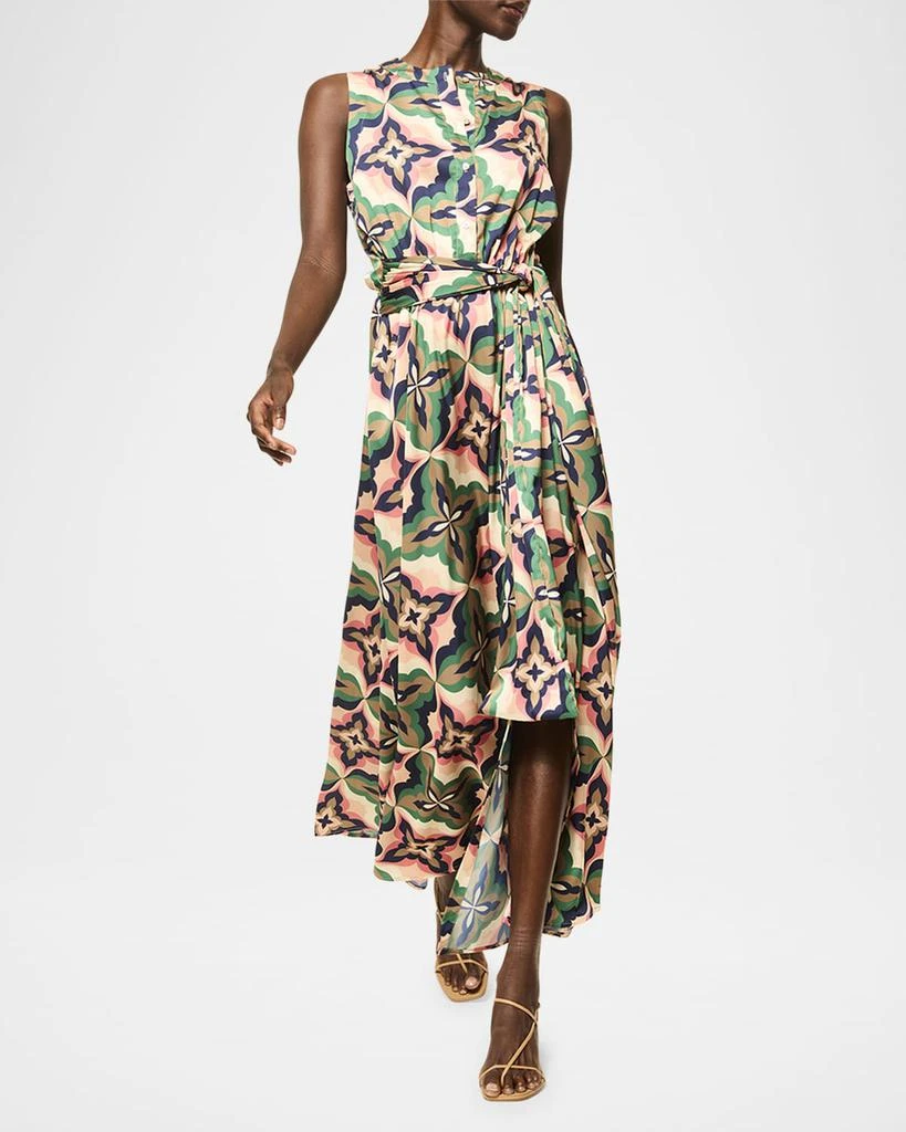 MISA Anabella Mosaic Tile Maxi Dress 5