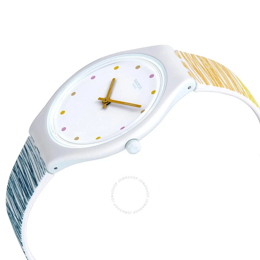 Swatch Skinesquisse White Dial Ladies Watch SVOW103 2