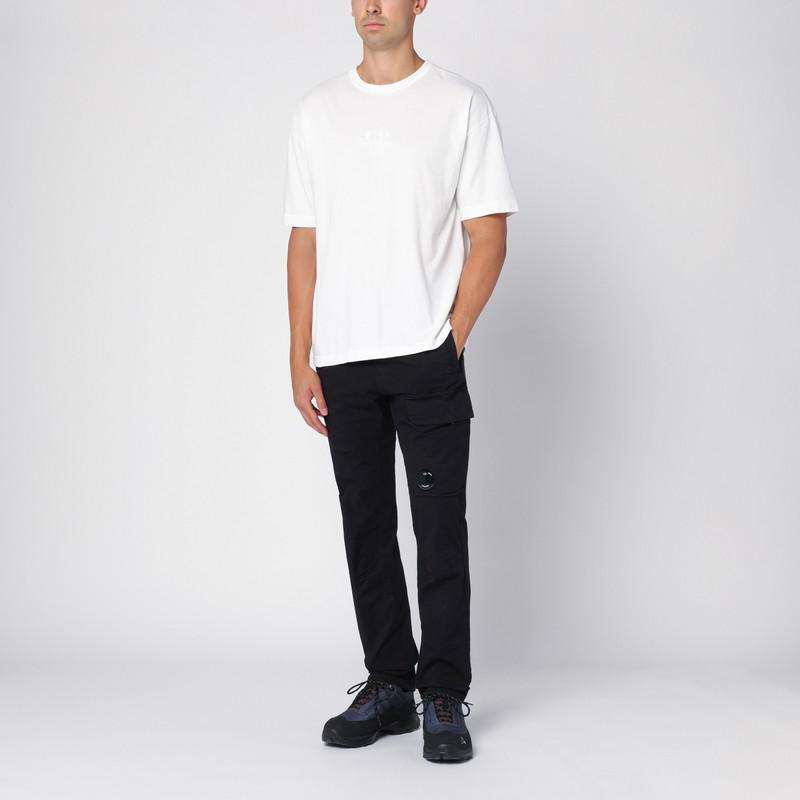 C.P. Company White cotton crew-neck t-shirt