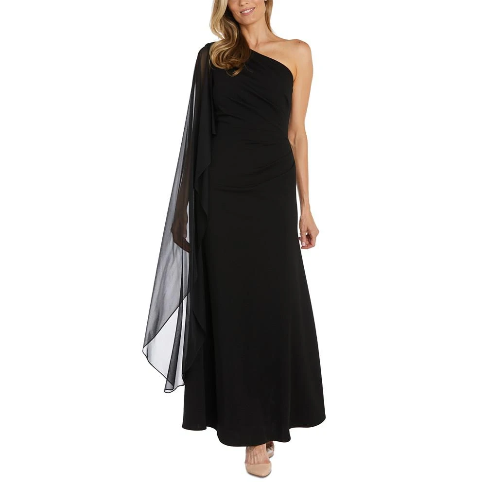 Women's One-Shoulder Cape Gown  On Sale Now with Up to 51% Off | Discover  Exclusive Deals & Savings at BeyondStyle  Authentic Nightway women|dress| dresses with Limited-Time Discounts, Free Shipping, and Price