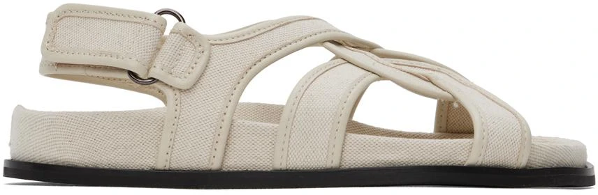 Totême Beige Chunky Sandals 1