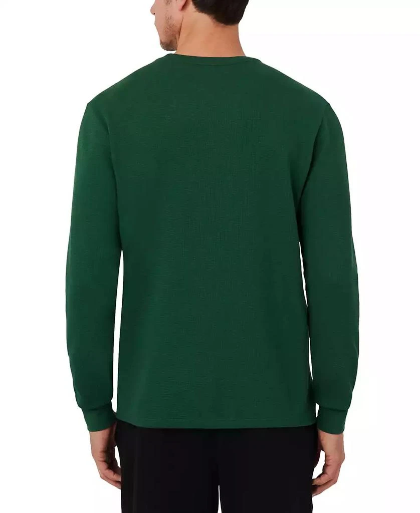 Lacoste Men's Waffle-Knit Thermal Sleep Shirt 12