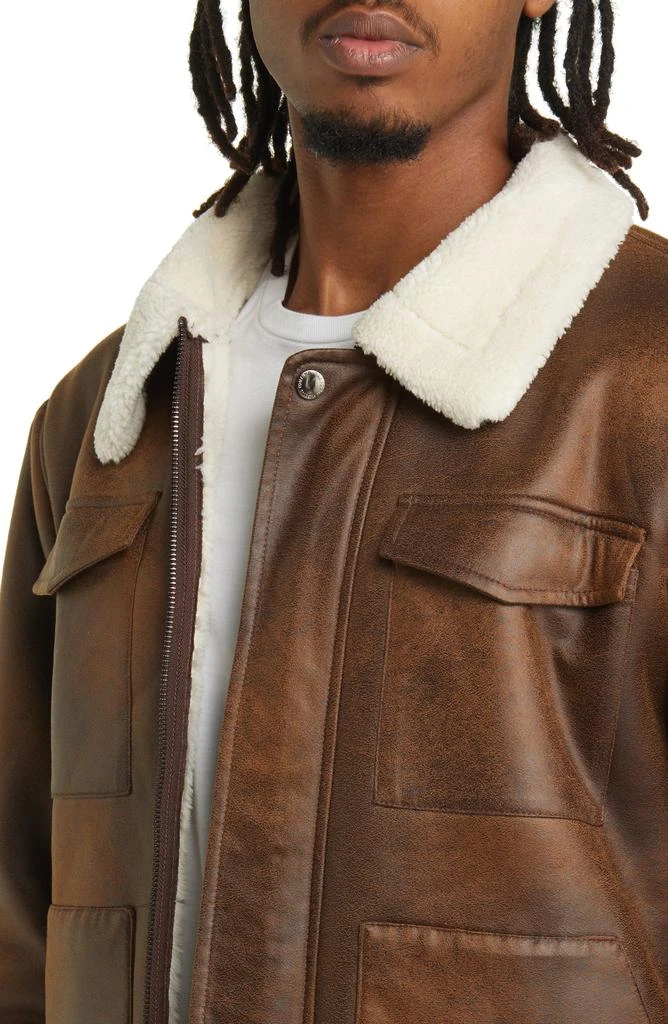 Native Youth Faux Shearling Jacket 4