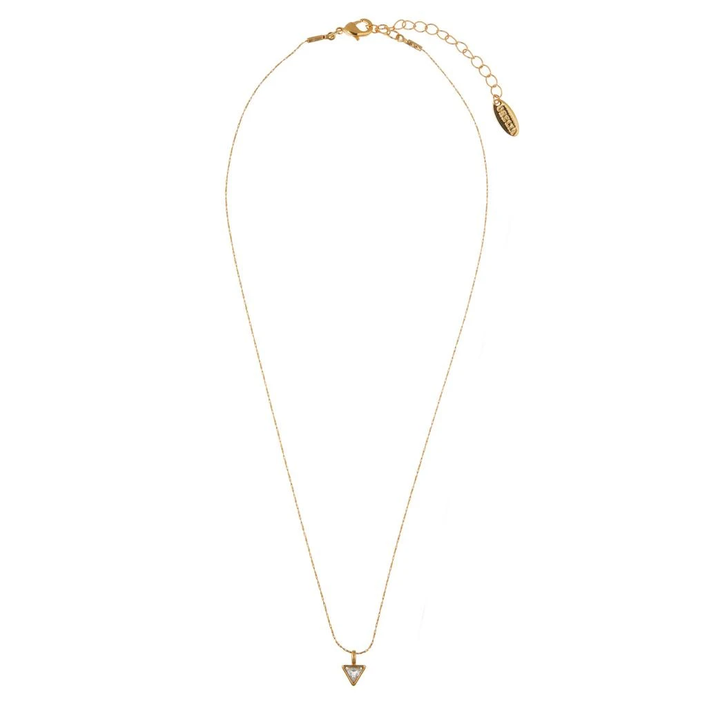 Orelia London Crystal Triangle Necklace Made With Swarovski Crystals 4