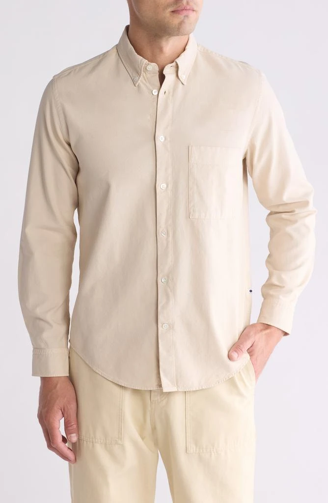 NN07 Arne Long Sleeve Cotton Button-Down Shirt 1