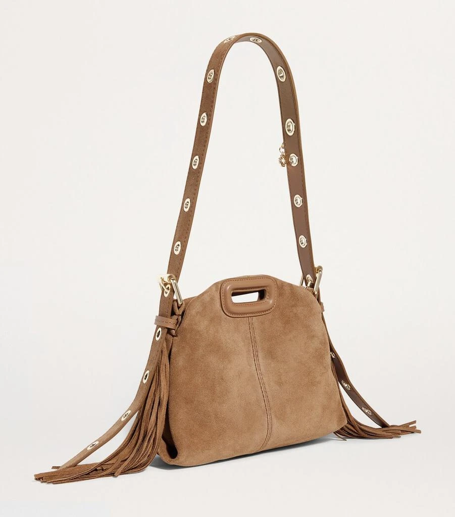 Maje Mini Suede Miss M Shoulder Bag 3