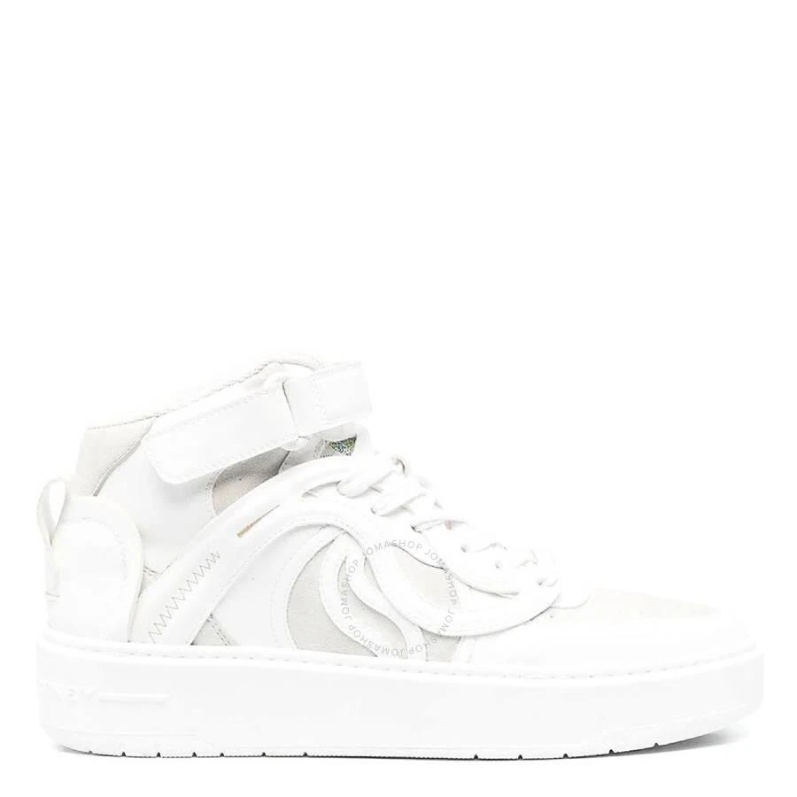 Stella McCartney White Ice-S Wave 2 Mid-Top Sneakers 1