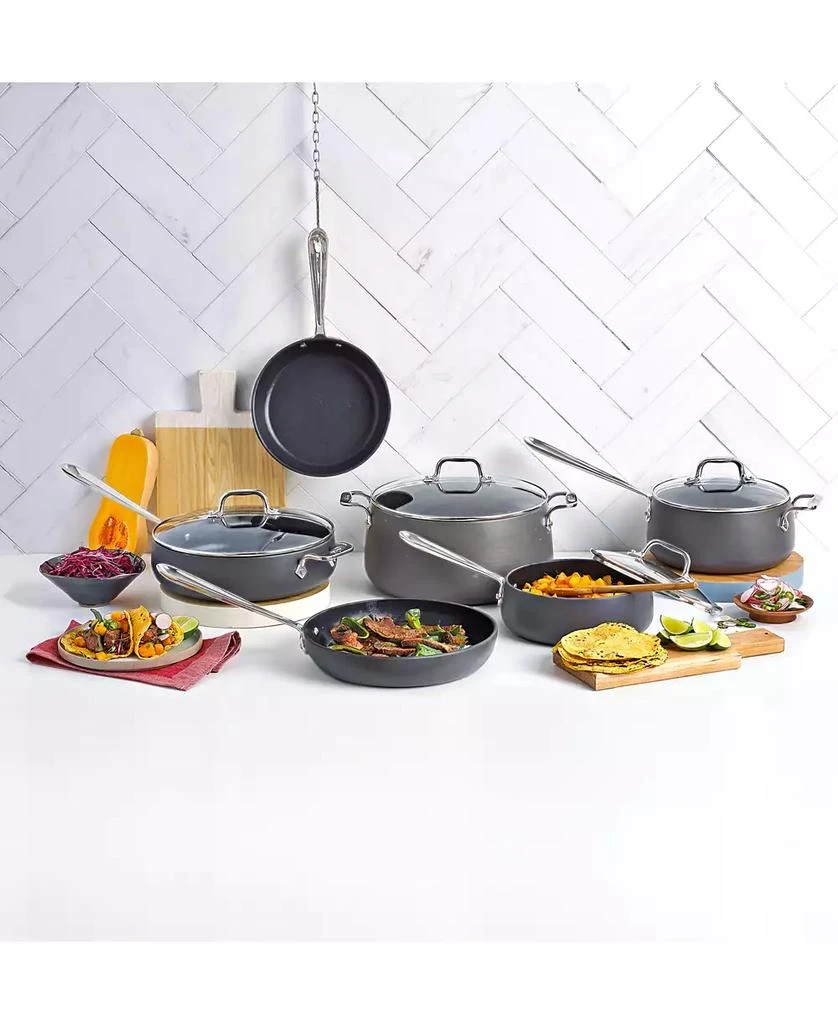 All-Clad E100SC64, HA1 Hard Anodized Nonstick Cookware Set, 10 piece Set 2