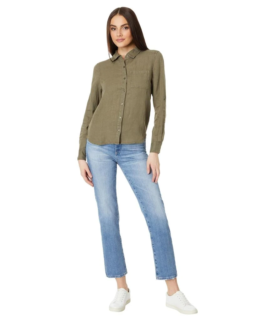 Michael Stars Spencer Pocket Long Sleeve Button Down 4