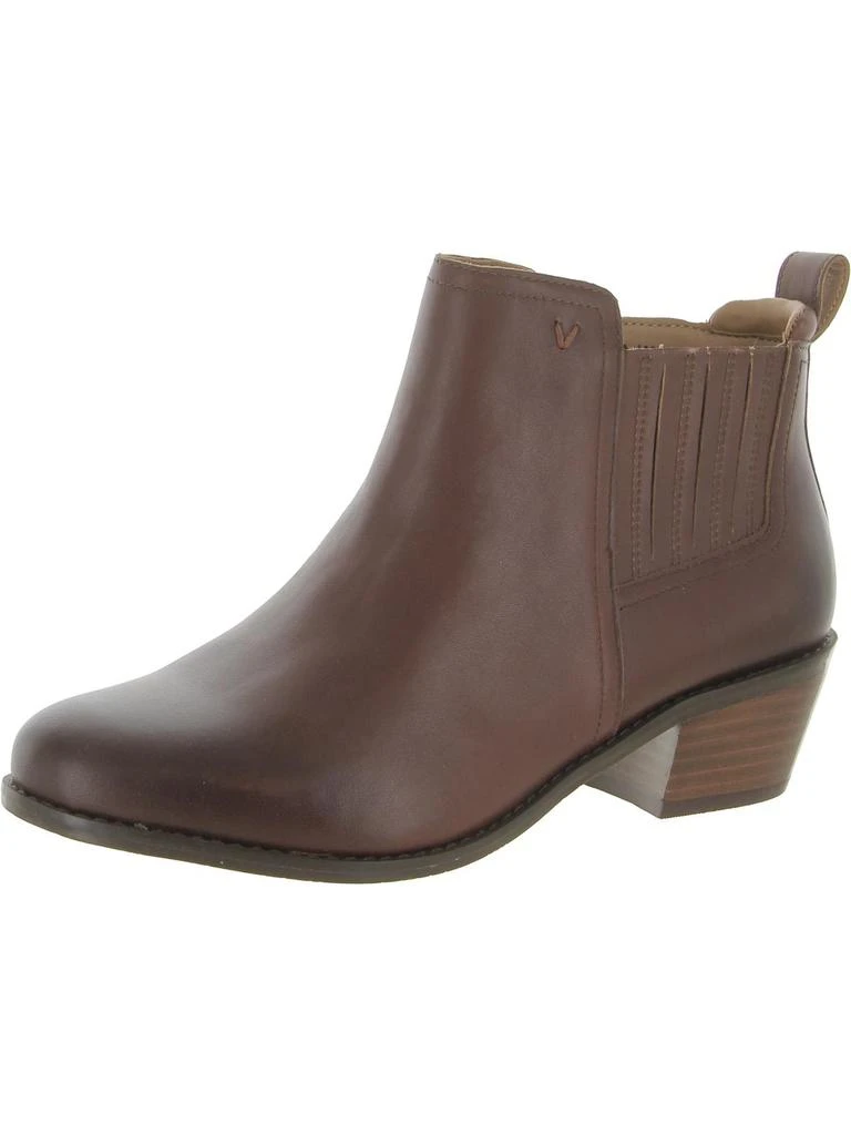 VIONIC Bethany Womens Leather Almond Toe Chelsea Boots 4