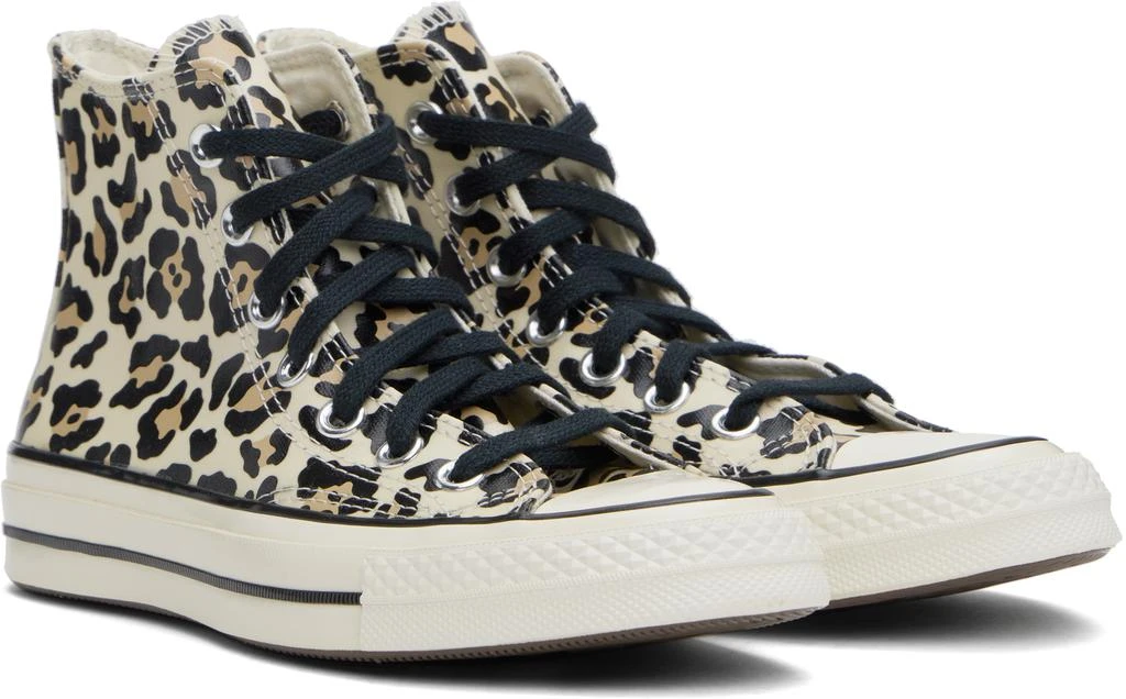 Converse Off-White Chuck 70 Glow-In-The-Dark Leopard Sneakers 4