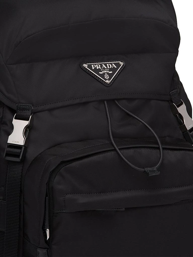 Prada Re-Nylon and Saffiano Leather Backpack 6