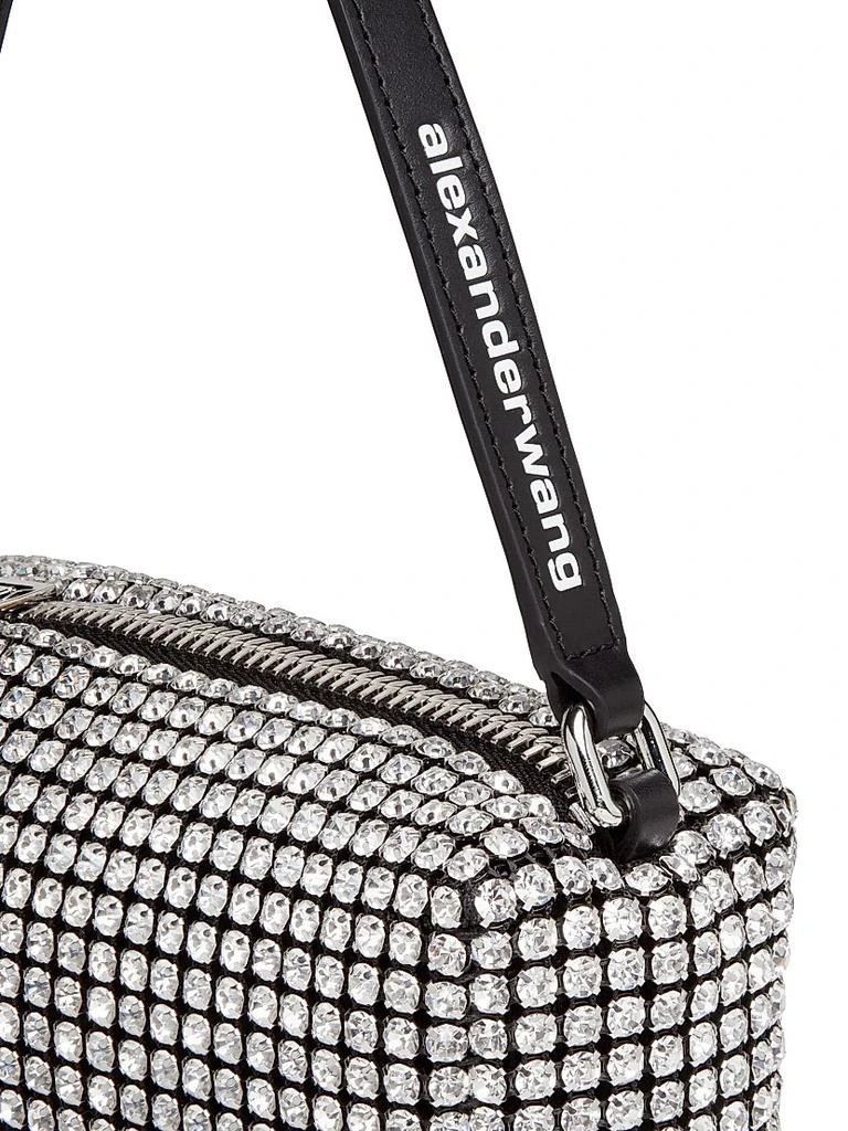 Alexander Wang Medium Heiress Rhinestone Mesh Pouch 5