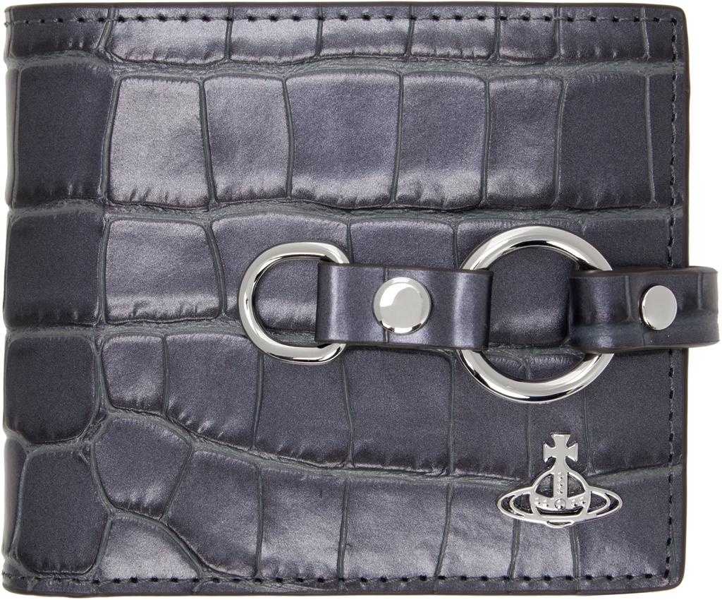 Vivienne Westwood archive skull Wallet ☆ Vivienne Westwood Skull Purse Folding Wallet Black No Box